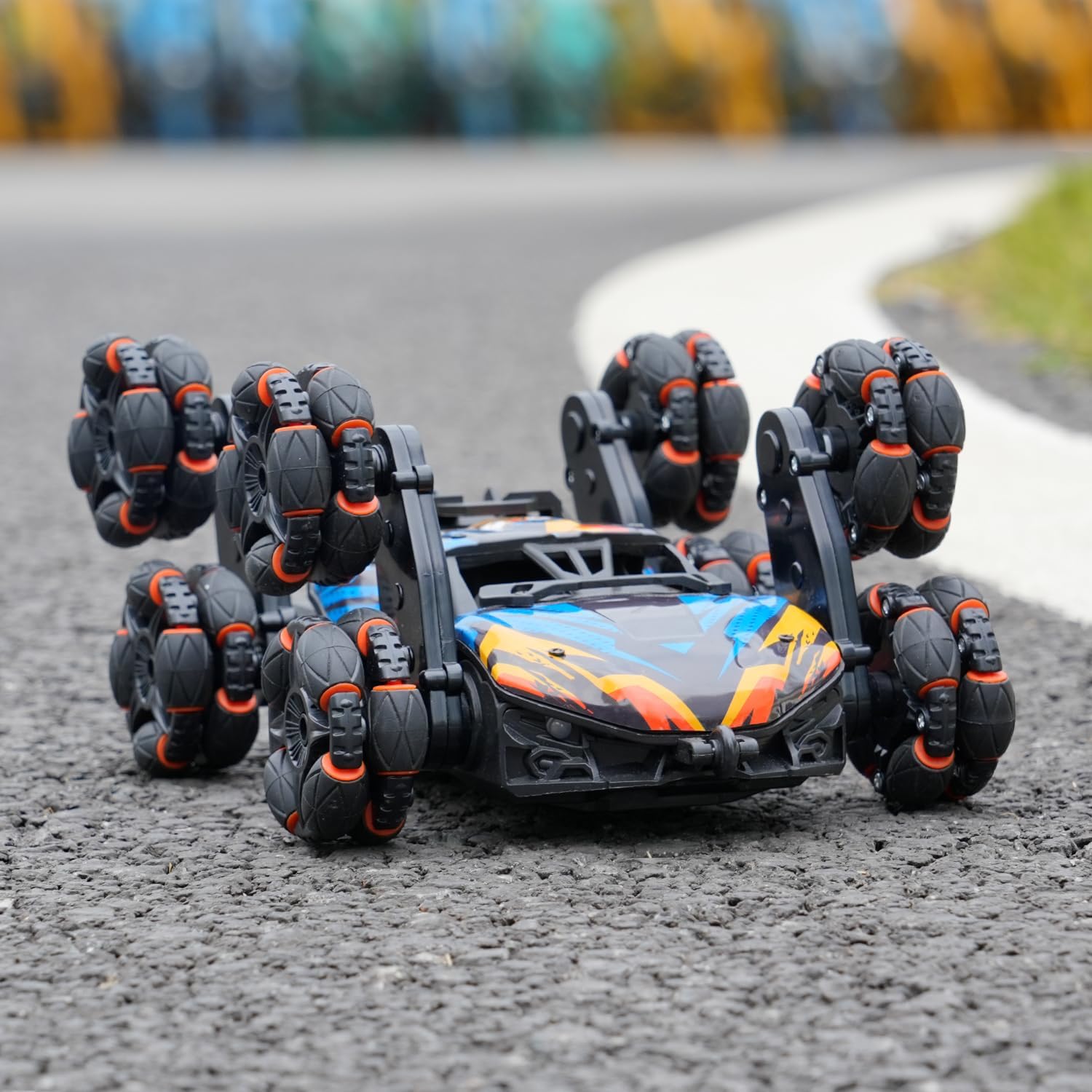 NEXBOX Enfriador de 8 ruedas controlado a mano juguetes de coche RC...