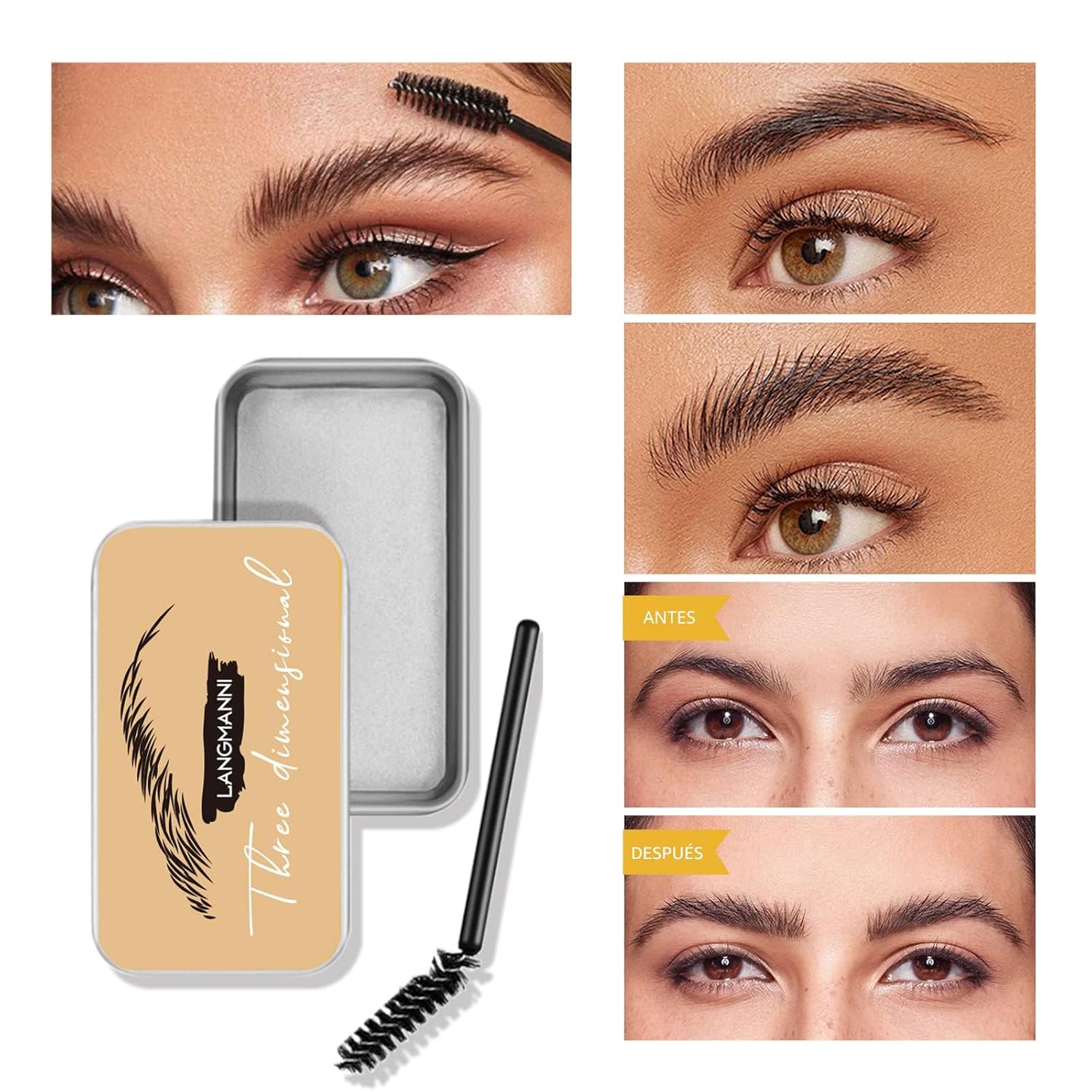 Kit de maquillaje profesional de 12 colores para mujer, sombra de o...