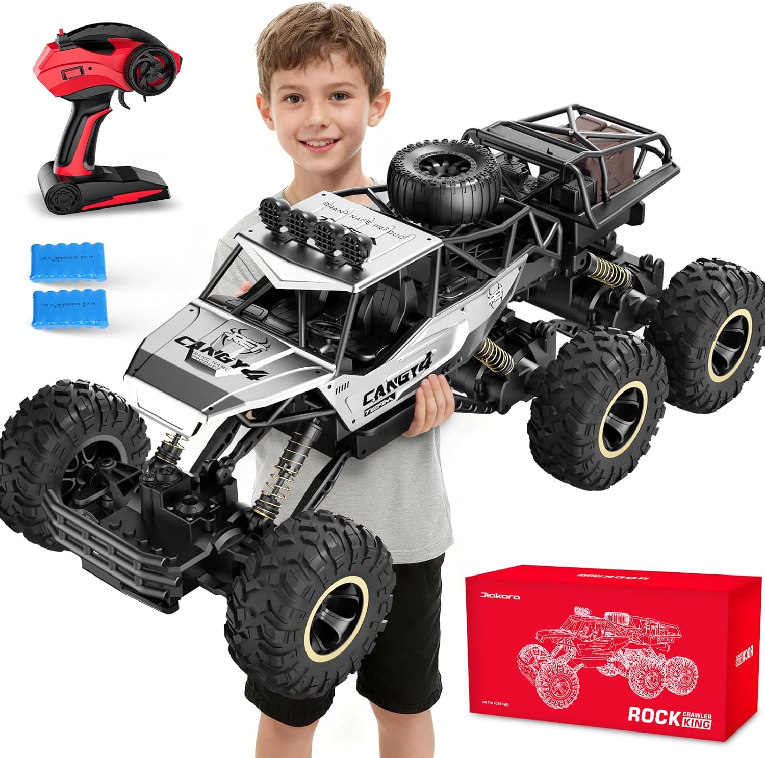 Jiakora Coches RC, Camión Monstruo de Control Remoto - Camión RC Ro...