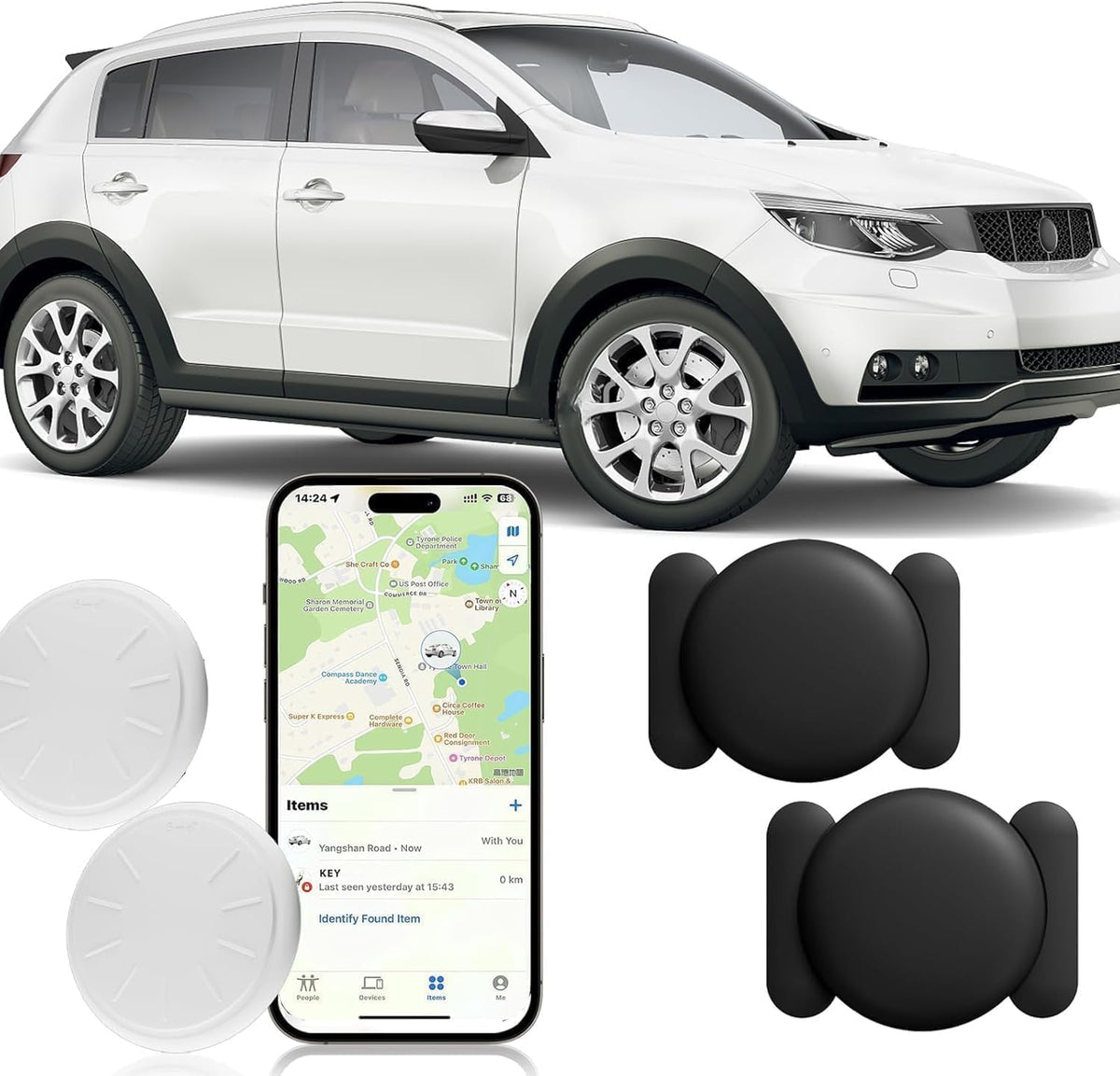 Mini rastreador GPS para vehículos, rastreador GPS de automóvil en...