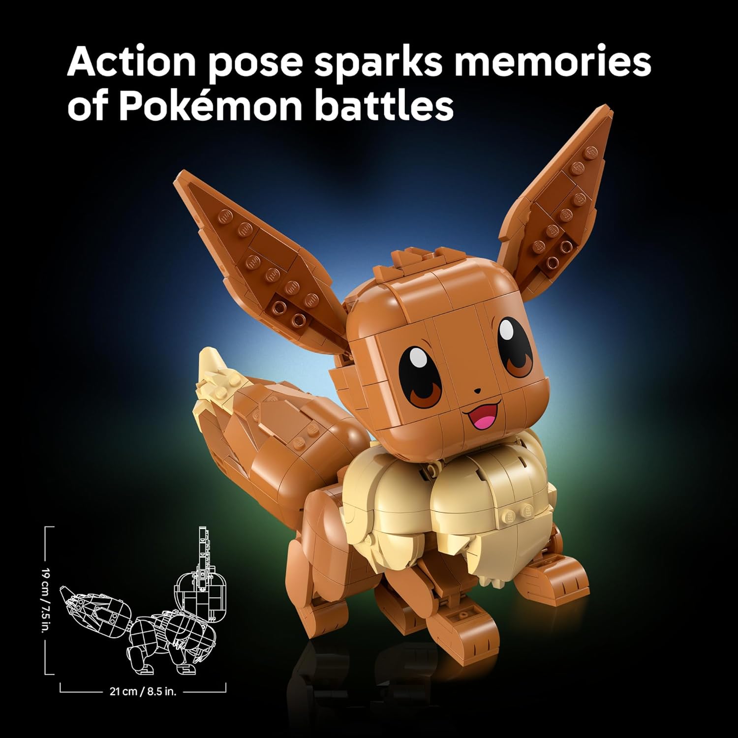 LEGO Pokémon Eevee - Juego de construcción coleccionable para adult...