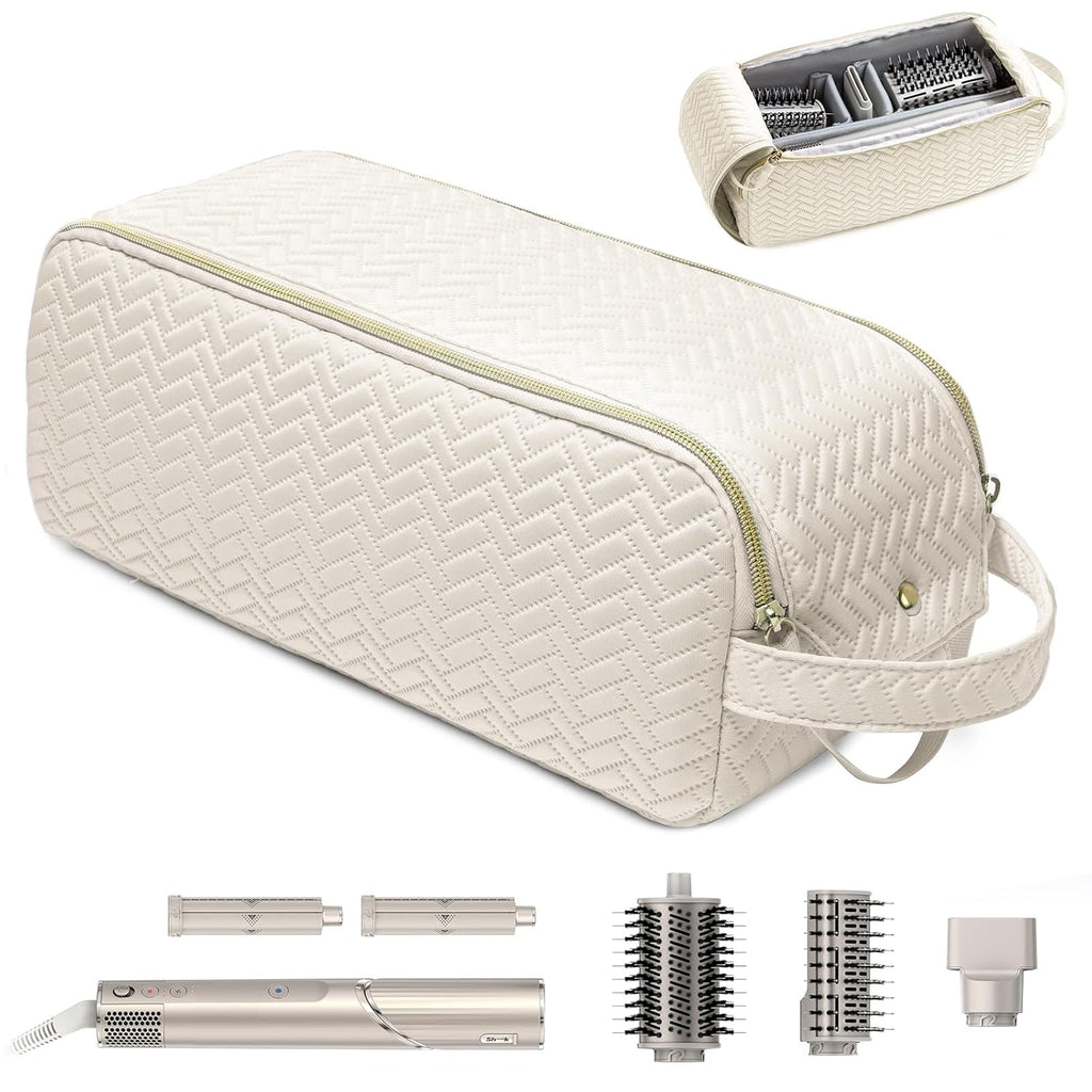 ELCUPA Bolsa de viaje grande para herramientas para el cabello comp...