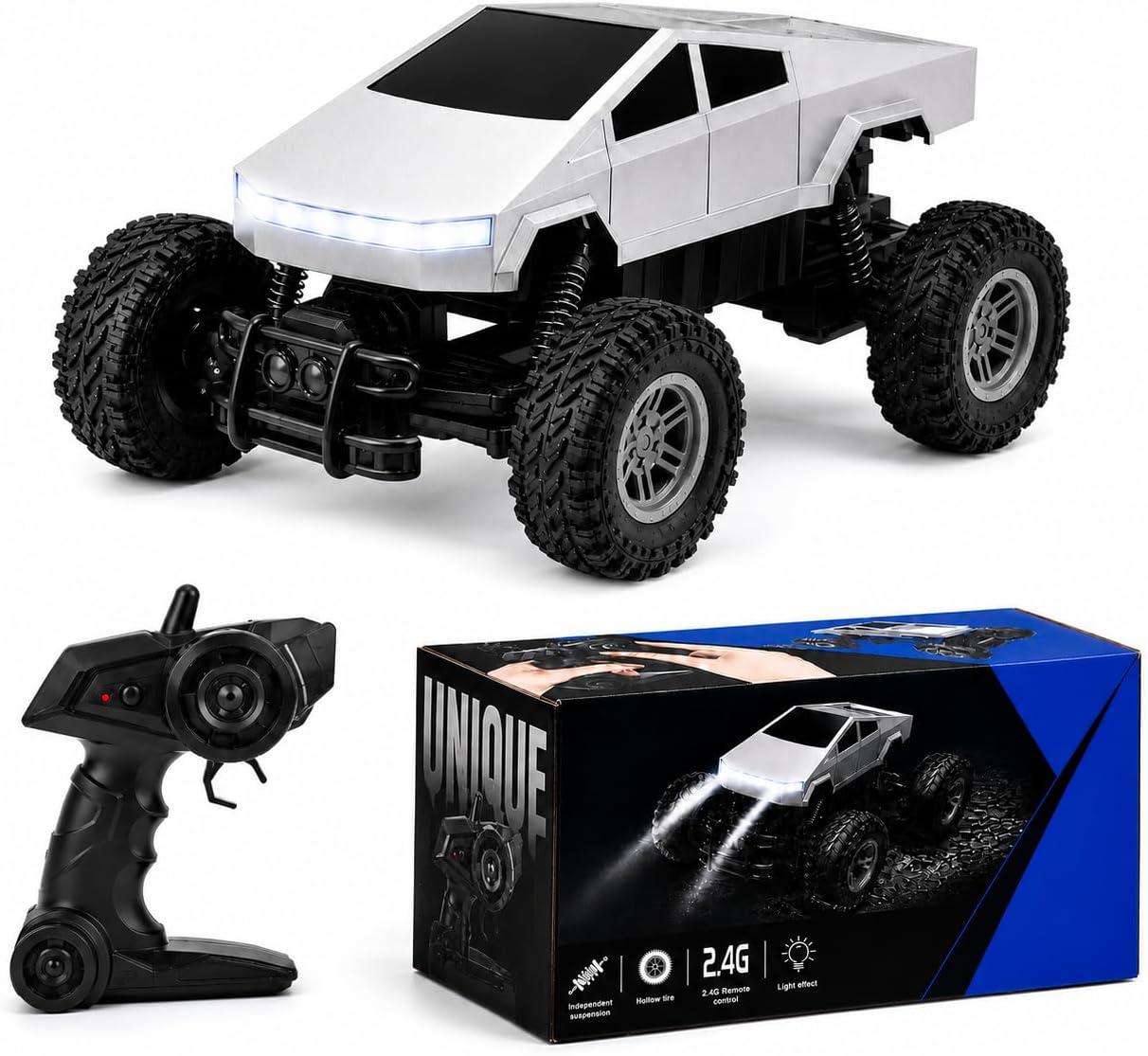 UMURSIM Coche de control remoto, camión RC 1:18 para niños, juguete...