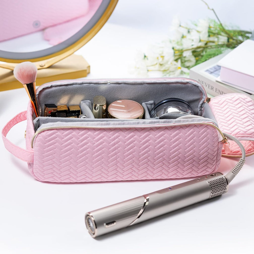 ELCUPA Bolsa de viaje grande para herramientas para el cabello comp...