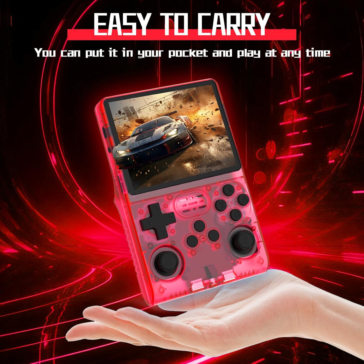 R40S PRO 30,000 en 1 Consola de juegos de mano, pantalla IPS de 3.5...