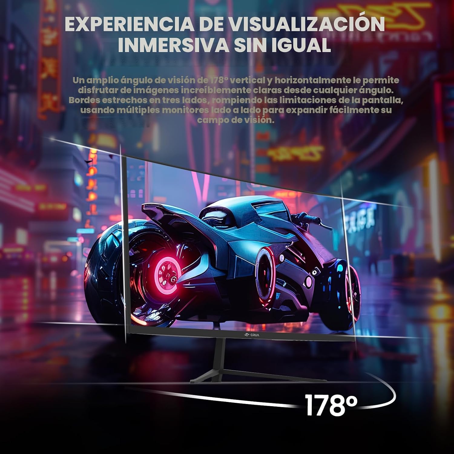 CRUA Monitor curvo para juegos de 24 pulgadas, 200 Hz \/ 180 Hz, mo...