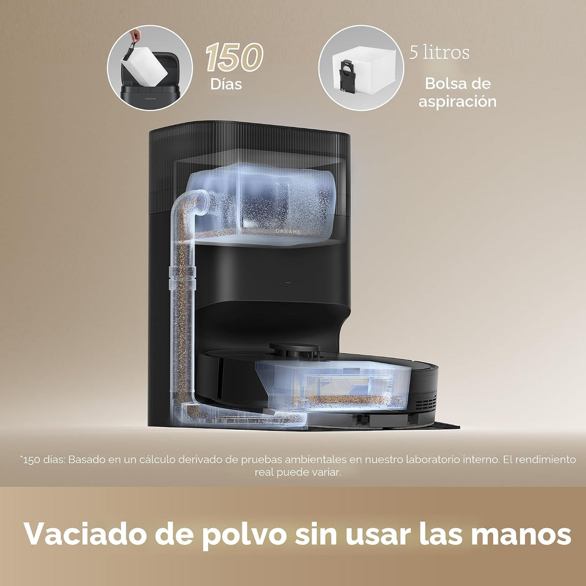 Dreame D20 Plus Robot Aspirador y Trapeador, DuoBrush Desenredante...