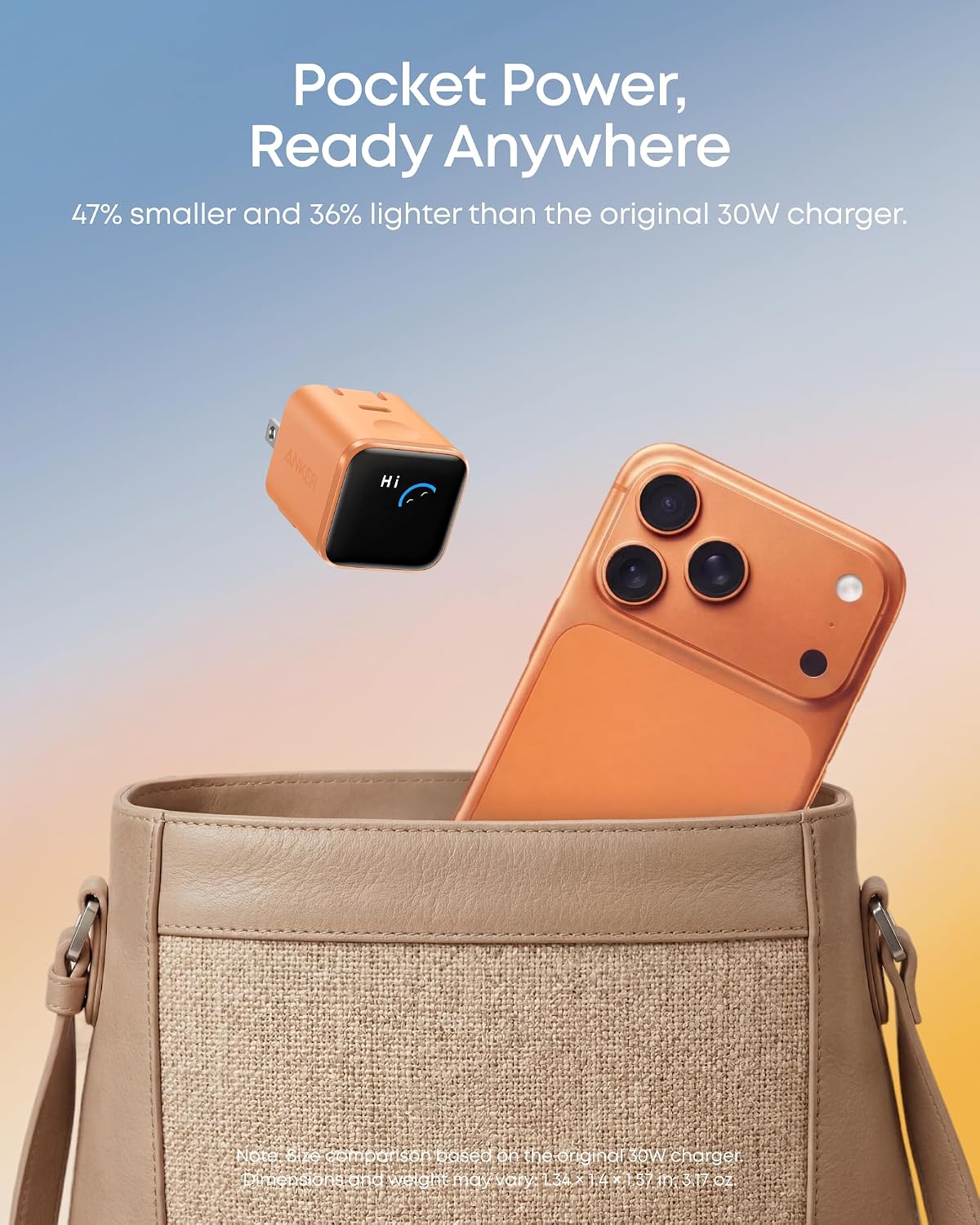 Anker Cargador de pantalla inteligente, bloque de cargador Anker Na...