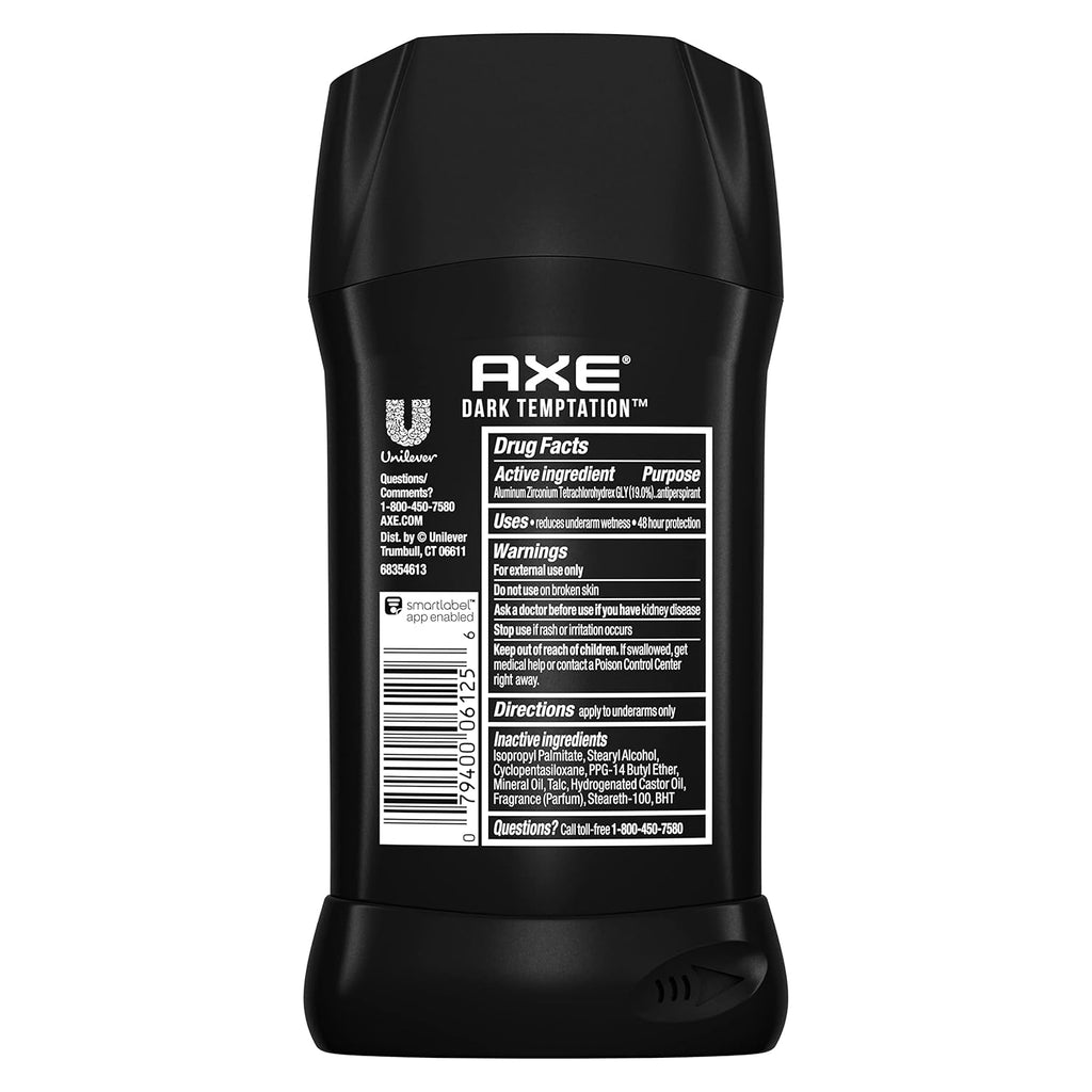 AXE Barra Antitranspirante para Hombres para Frescura de Larga Dura...