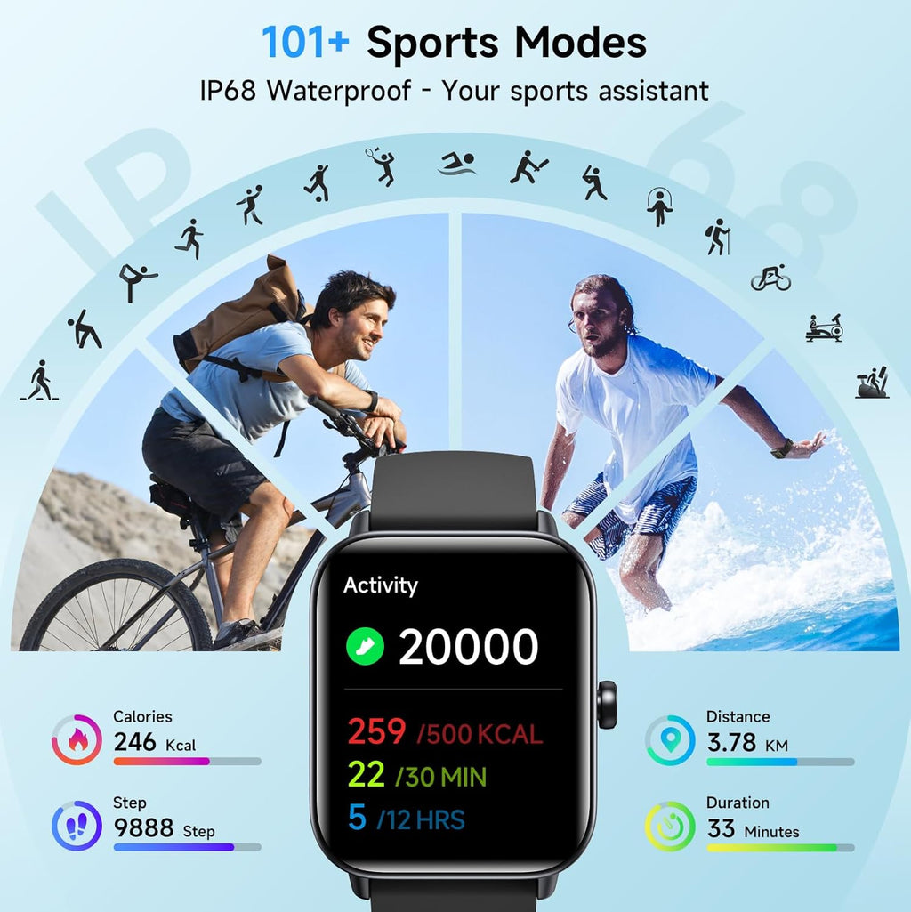 Relojes inteligentes para hombres y mujeres, Alexa integrado, reloj...