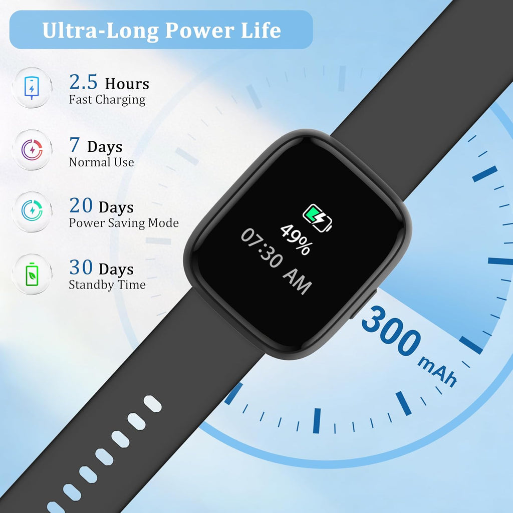 Reloj inteligente para mujeres y hombres, reloj inteligente actuali...