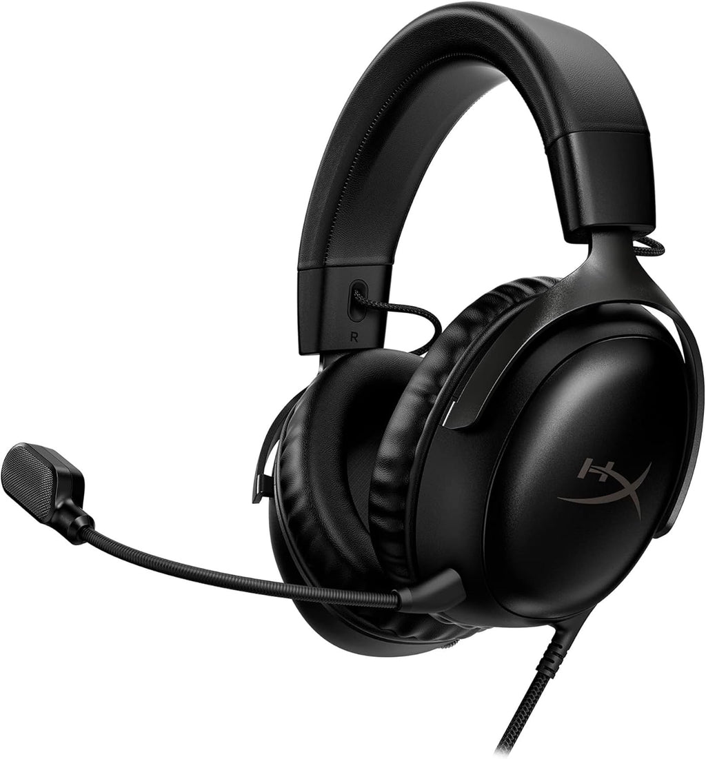 HyperX Cloud III - Auriculares con cable para juegos, bocinas en án...