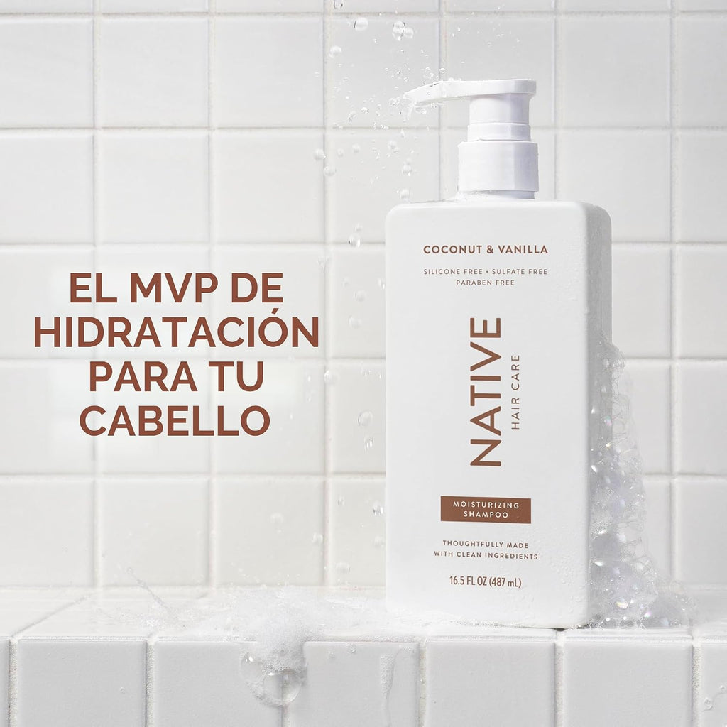 Native Champú y acondicionador de coco y vainilla contienen ingredi...