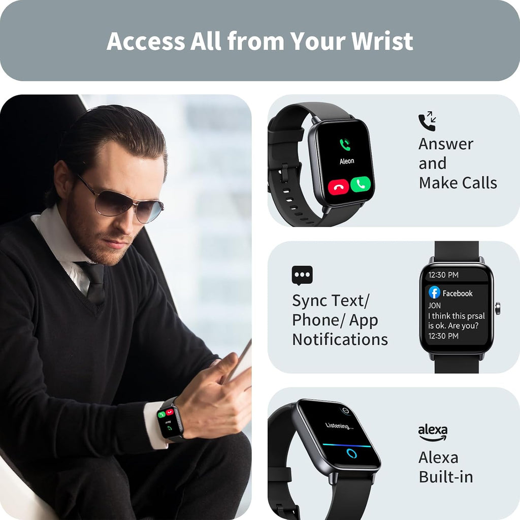 Relojes inteligentes para hombres y mujeres, rastreador de activida...