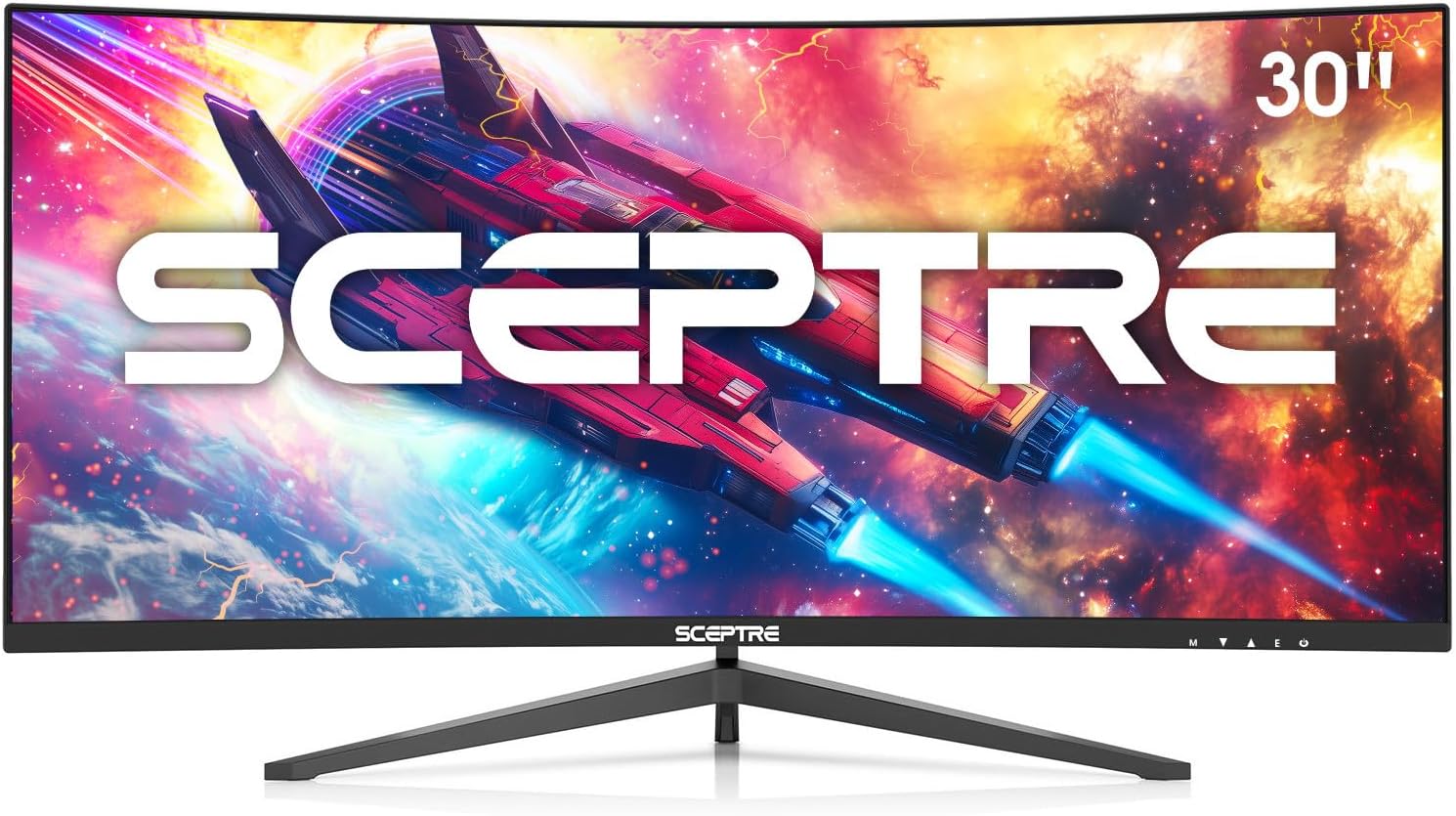 ¡Nuevo! Sceptre - Monitor para juegos curvado de 30 pulgadas 200+Hz...
