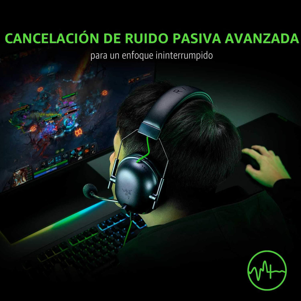 Razer BlackShark V2 X Auriculares para juegos: sonido envolvente es...