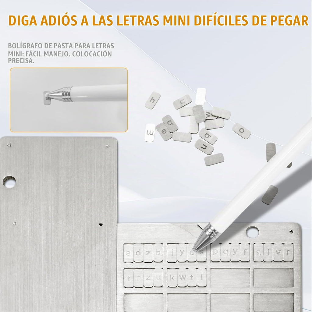 Crypto Seed Phrase Storage-Placa de frases de metal de acero inoxid...