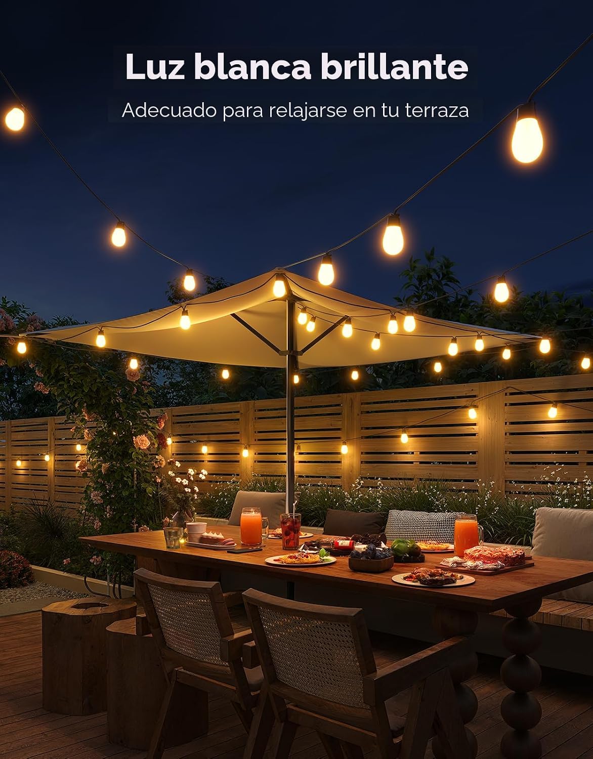 Govee Guirnalda de luces S14 para exteriores, luces inteligentes RG...