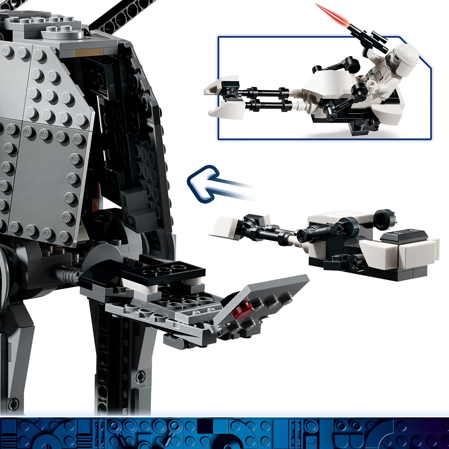 LEGO Star Wars Imperial Remnant AT-AT con INT-4 - Juguete de constr...