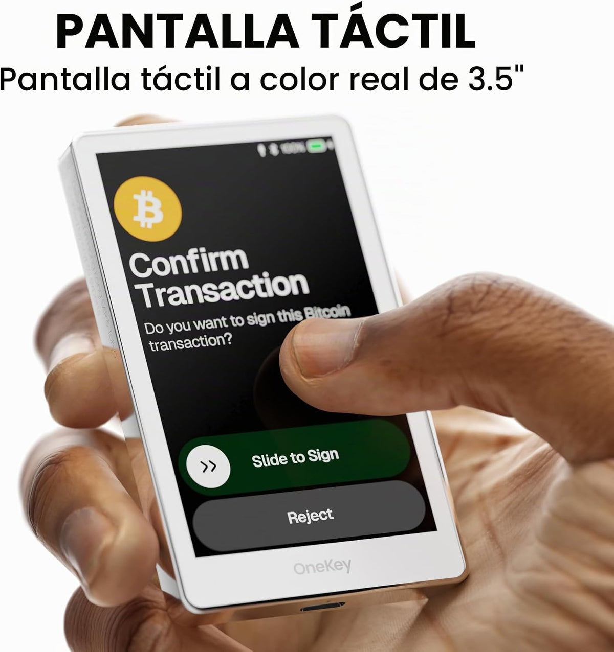 OneKey Pro Crypto Cold Wallet \u2013 Air-gapped, teclas sin conexió...