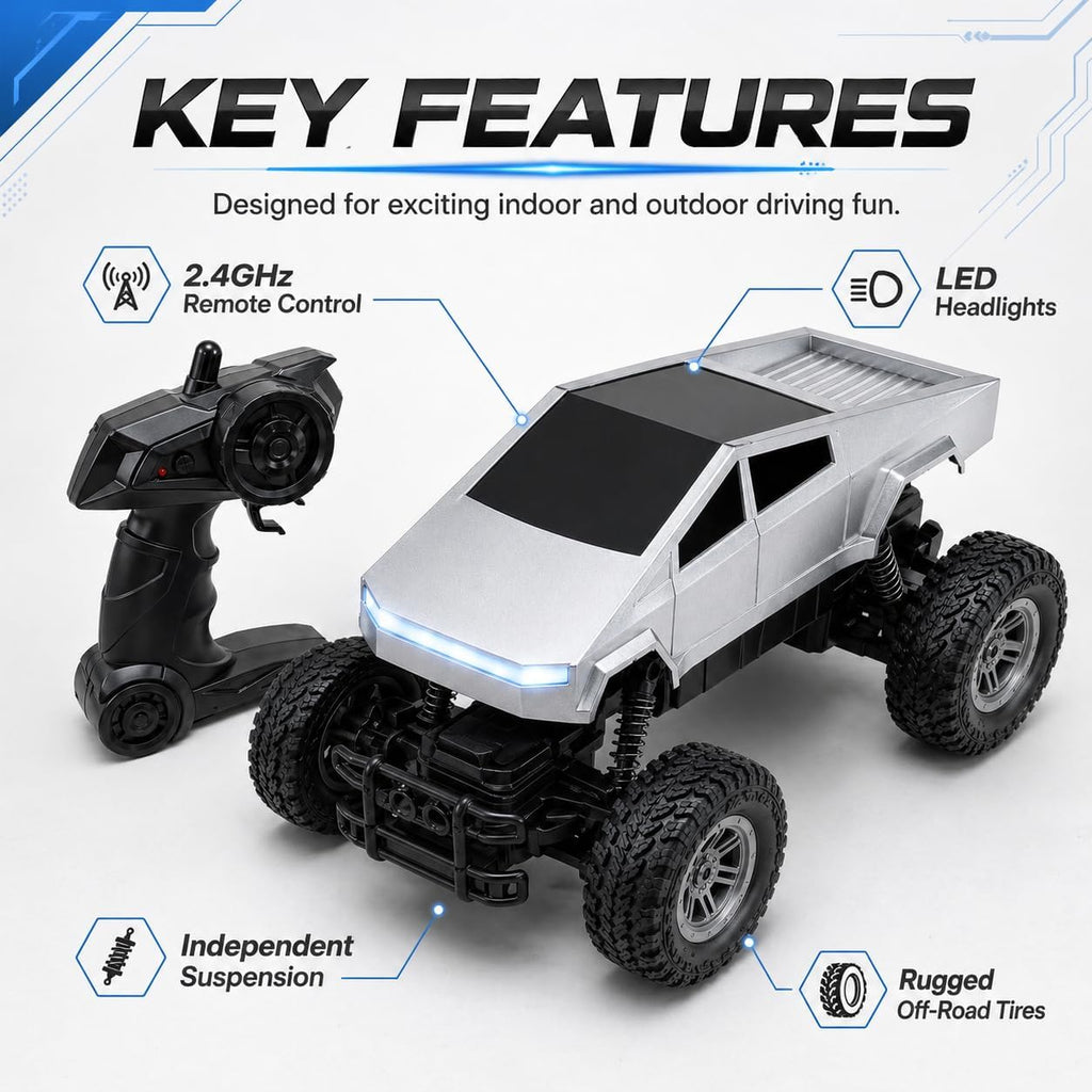 UMURSIM Coche de control remoto, camión RC 1:18 para niños, juguete...
