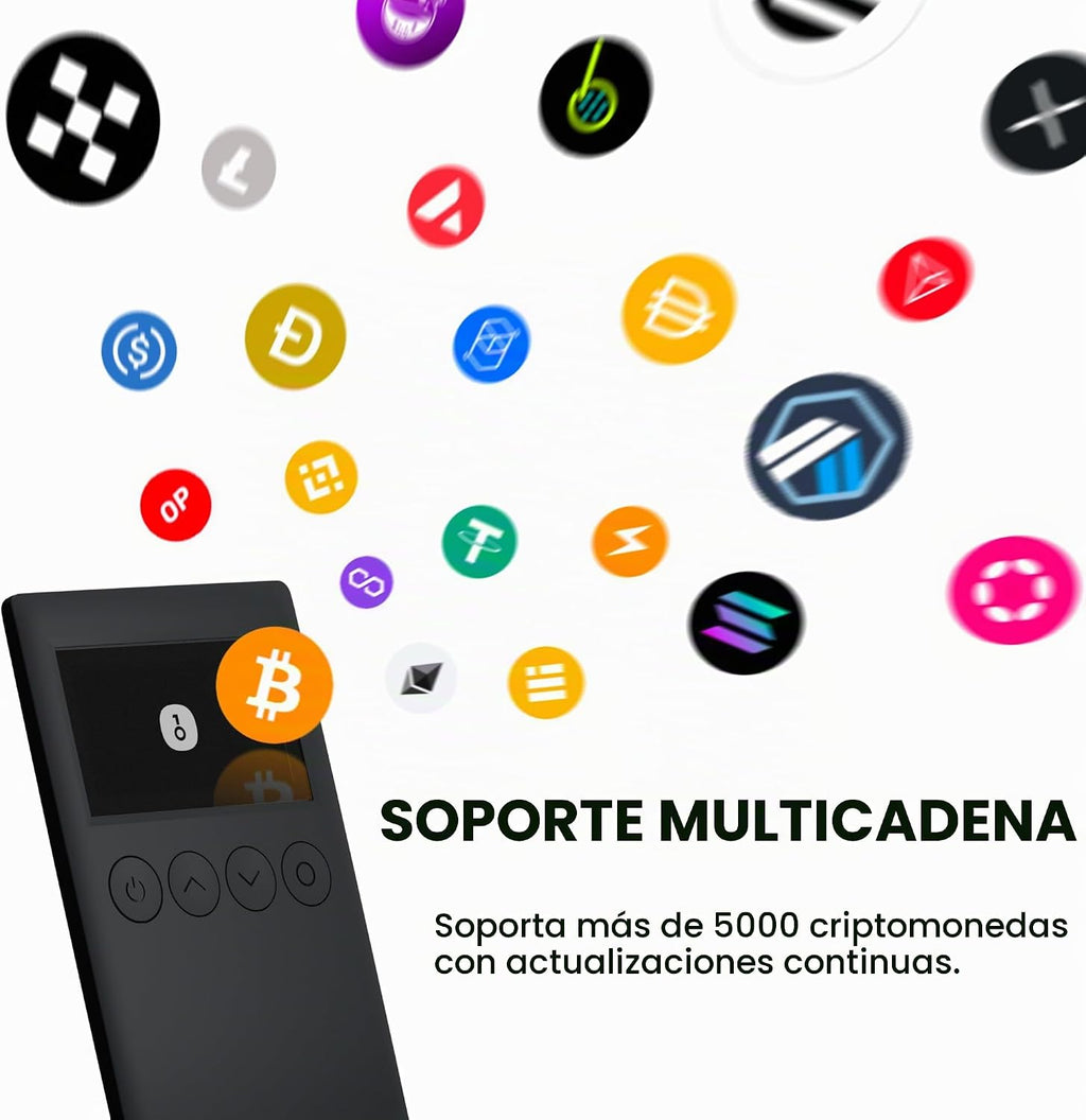OneKey Classic 1S Pure Crypto Cold Wallet \u2014 Sin batería, códig...