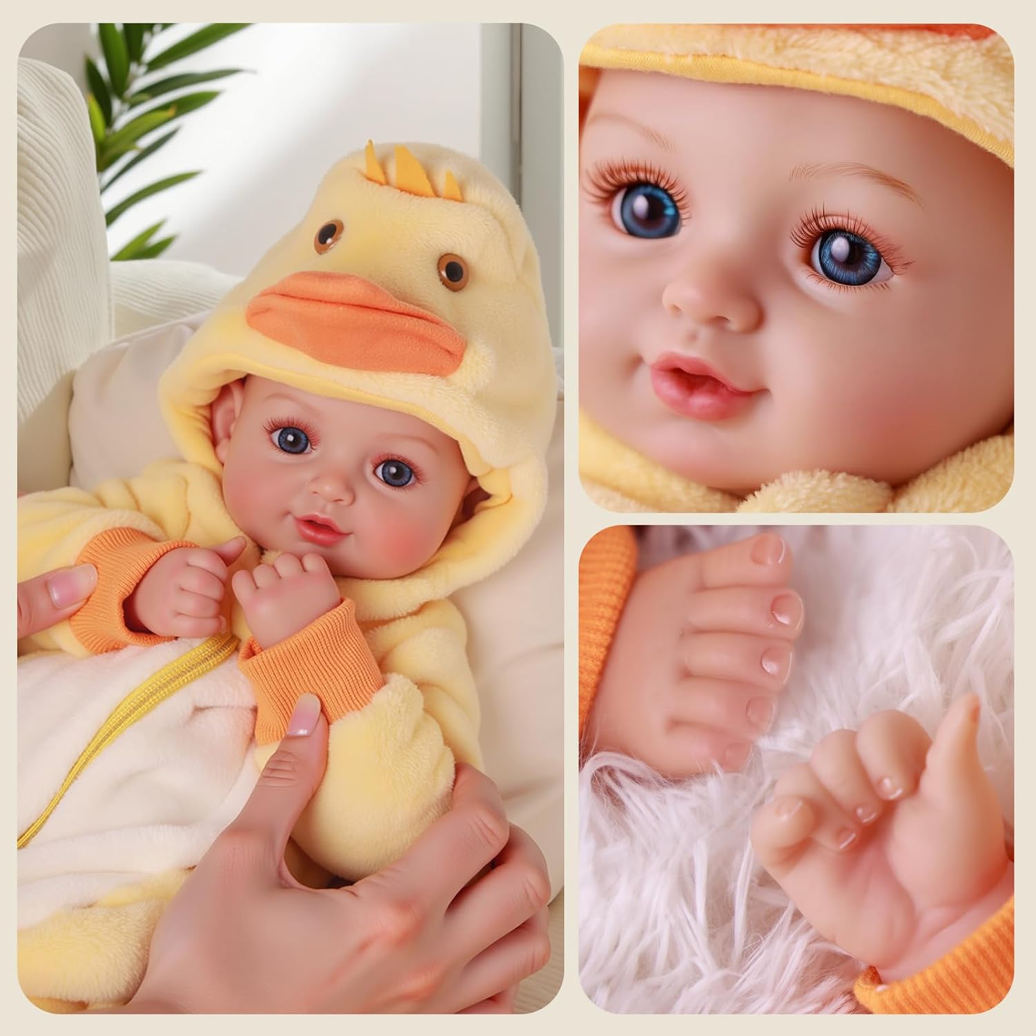 BABESIDE Value - Conjunto de Muñeca Bebé Realista de 5 Piezas \u201...
