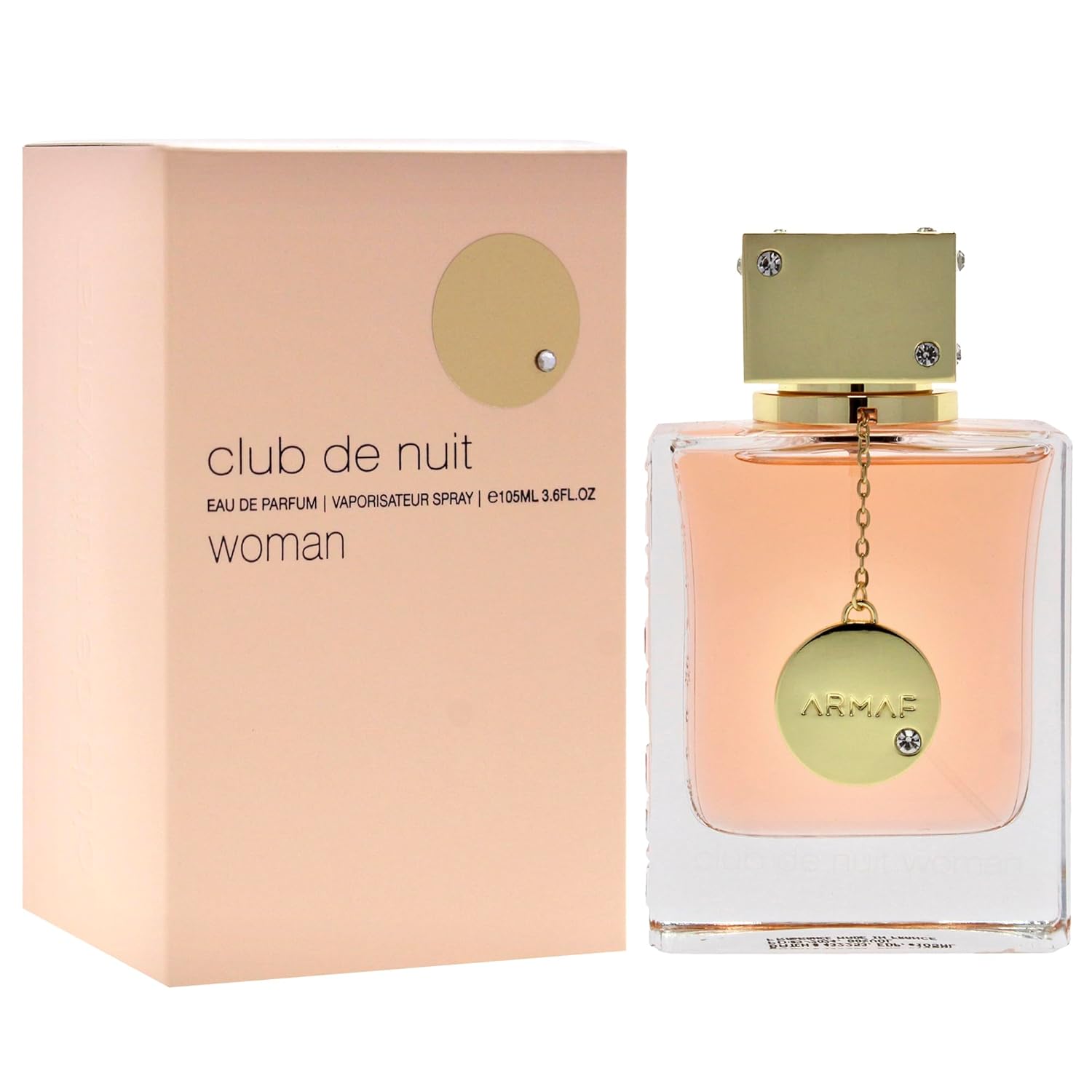 Armaf Club De Nuit Eau de Parfum Spray para mujer, 3.6 onzas