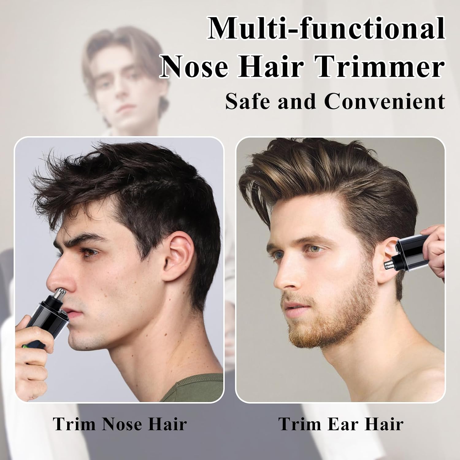 Yunmiss Cortapelos portátil LED Dsiplay para nariz y orejas para ho...