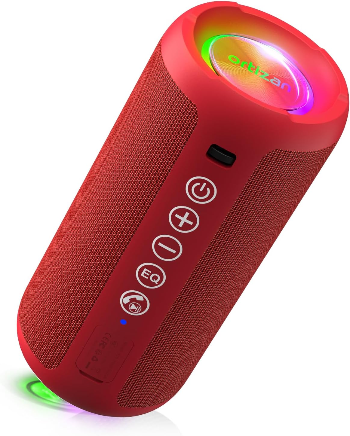 Ortizan Altavoz Bluetooth portátil: IPX7 impermeable, sonido fuerte...