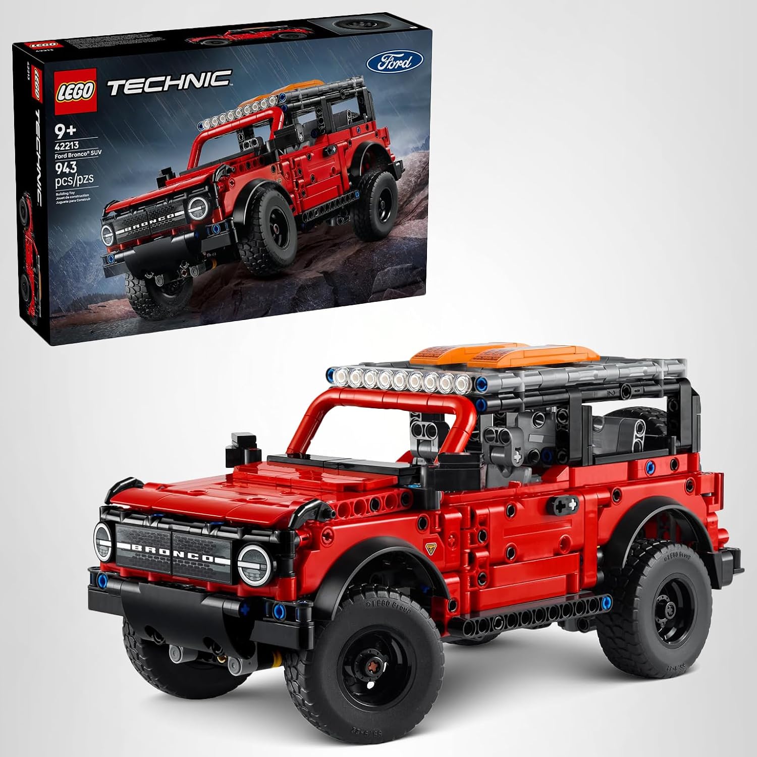 LEGO Technic Ford Bronco - Auto de juguete para niños, juguete de c...