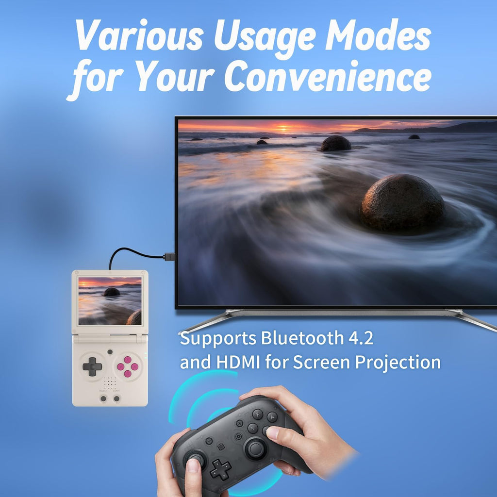 GiipGoop RG35XX - Consola de juegos portátil con tapa, sin GamesCla...