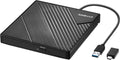 Amicool Unidad de DVD externa USB 3.0 USB C Grabadora de CD CD\/DVD...