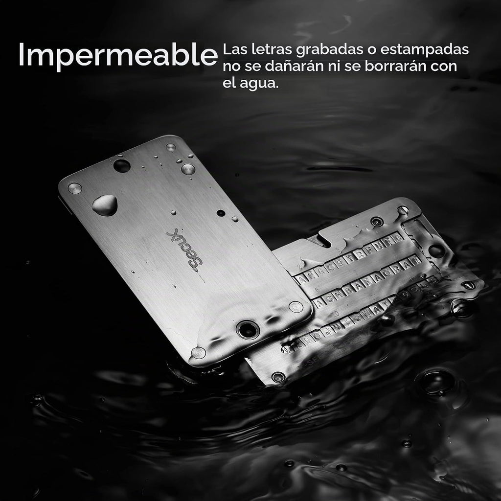 SecuX XSEED PRO Eco - Cartera de Bitcoin indestructible Crypto Seed...