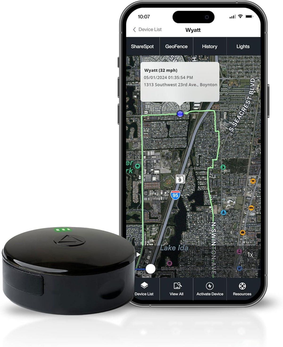 LandAirSea 54 Rastreador GPS (Edición Premium) - Batería de Larga D...