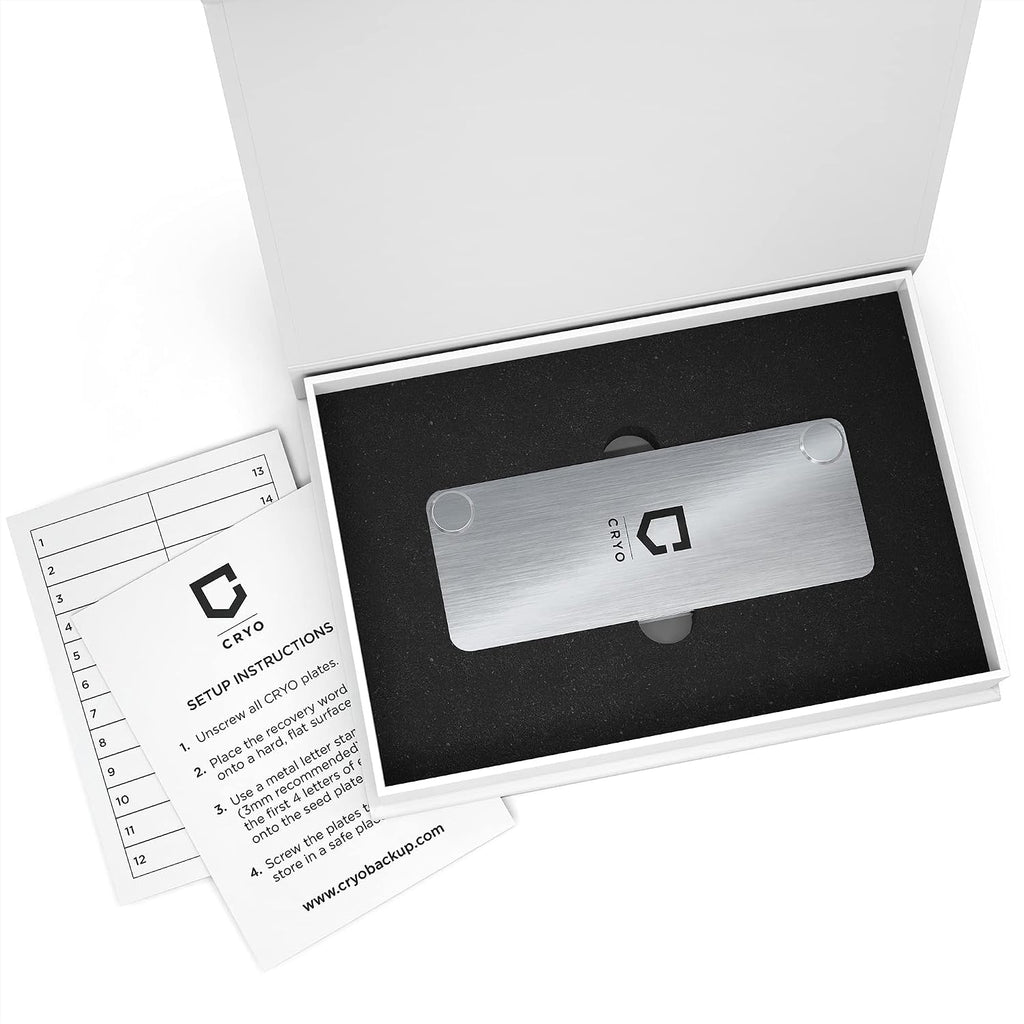 CRYO Almacenamiento de frases de semillas criptográficas - Billeter...