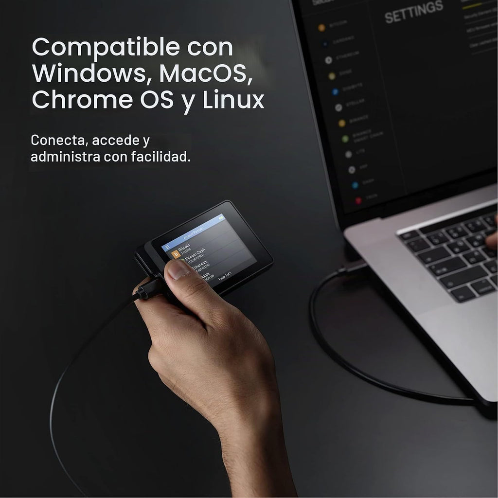SecuX Cartera de hardware de criptoactivos W10: la solución ideal p...