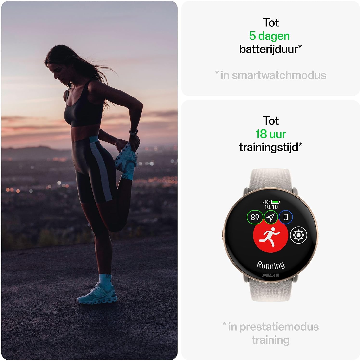 POLAR Ignite 3 Series - Reloj inteligente de seguimiento de fitness...