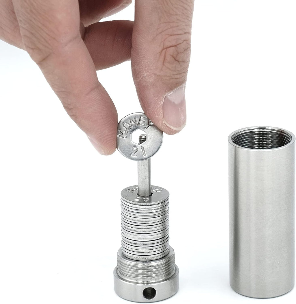 SEEDOR Kit de inicio seguro \u2013 Billetera de acero Bitcoin, copi...