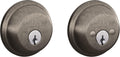 Schlage B62N621 - Cerrojo de seguridad con vestidura estándar con l...