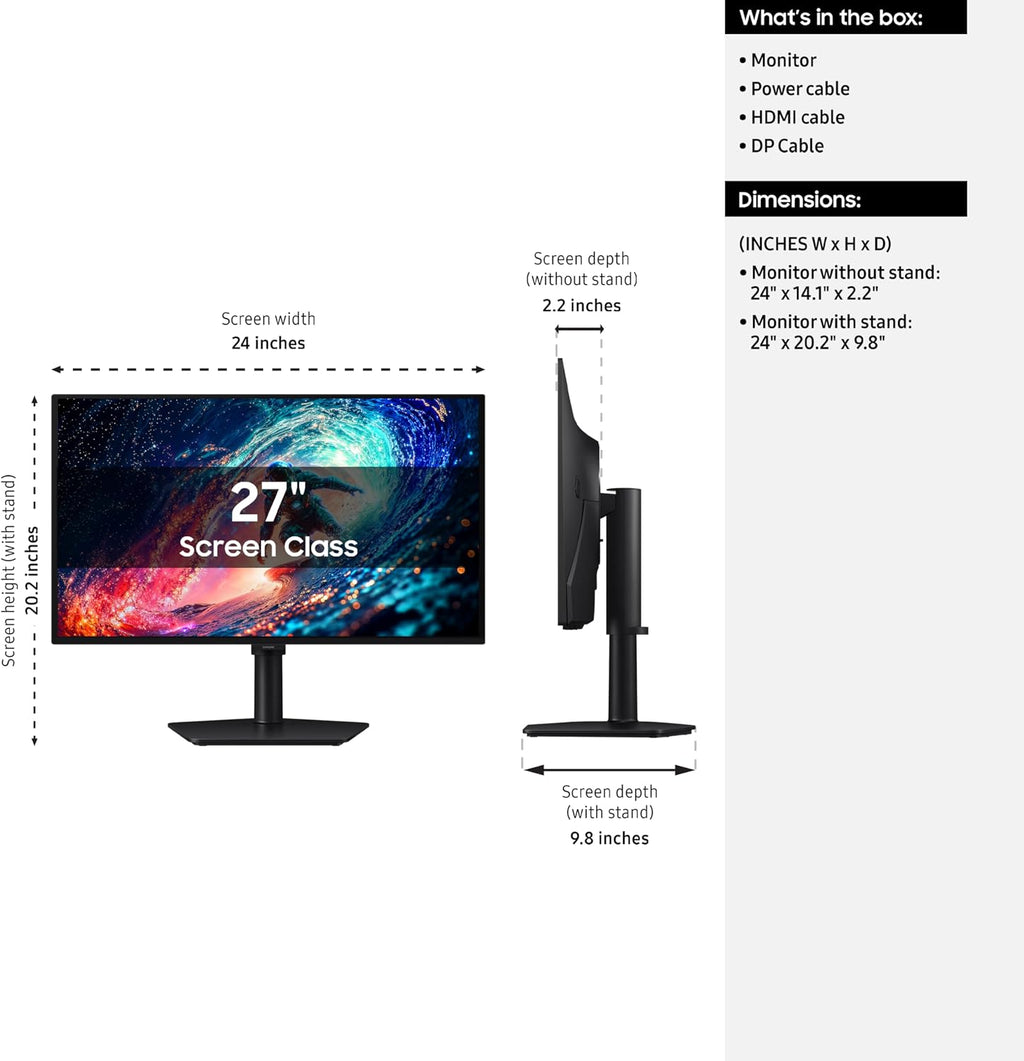 Samsung Odyssey OLED G6 (G61SH) - Monitor para juegos de 27 pulgada...