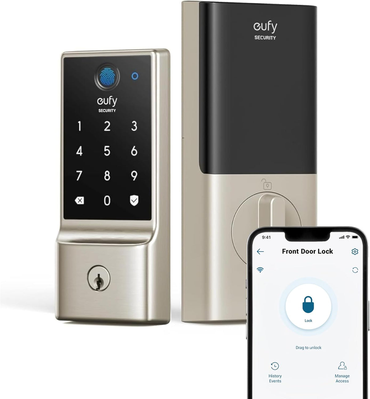 eufy Security Smart Lock C220, cerradura inteligente de puerta sin...