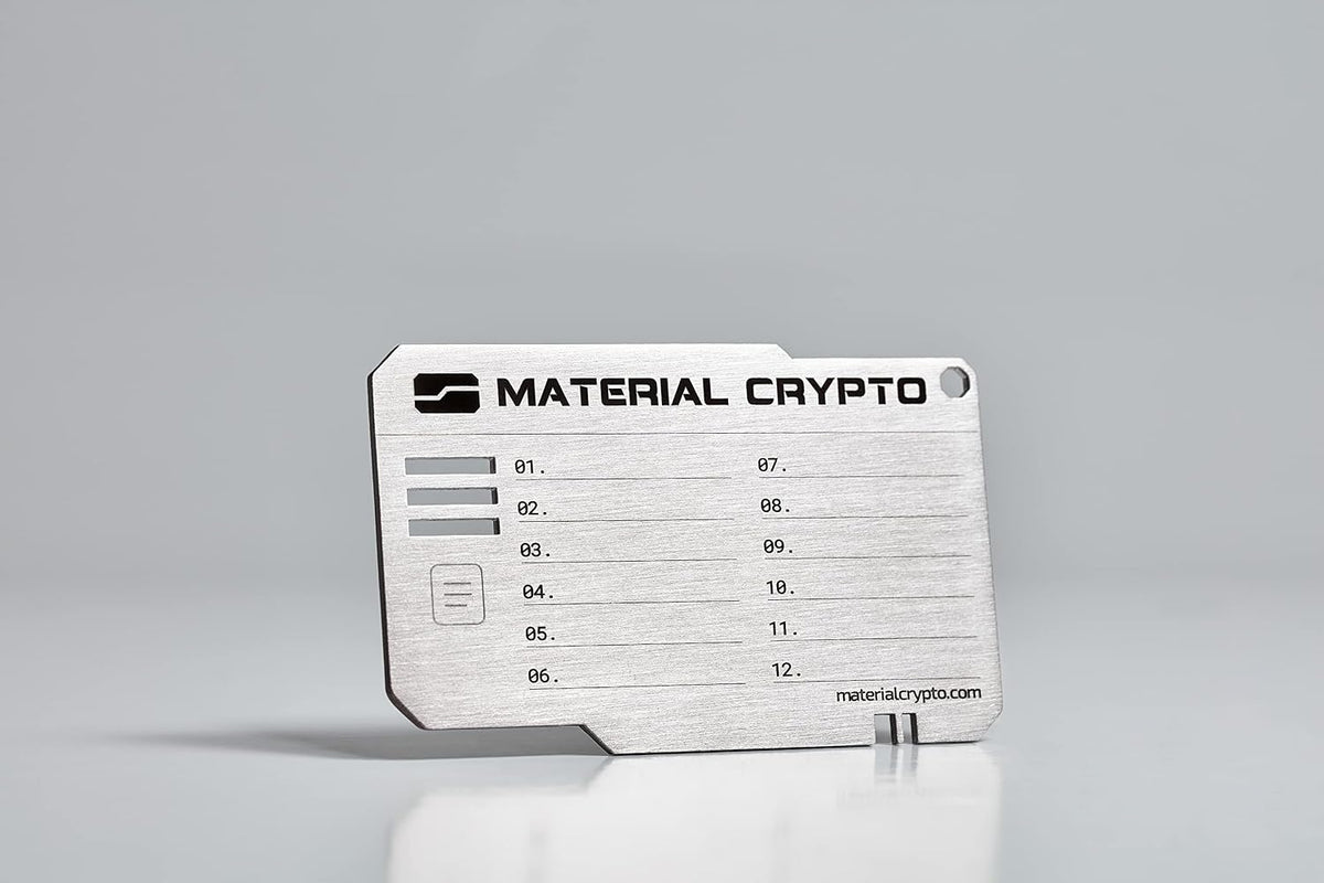 Material Crypto DIY - Almacenamiento de semillas criptográficas | C...