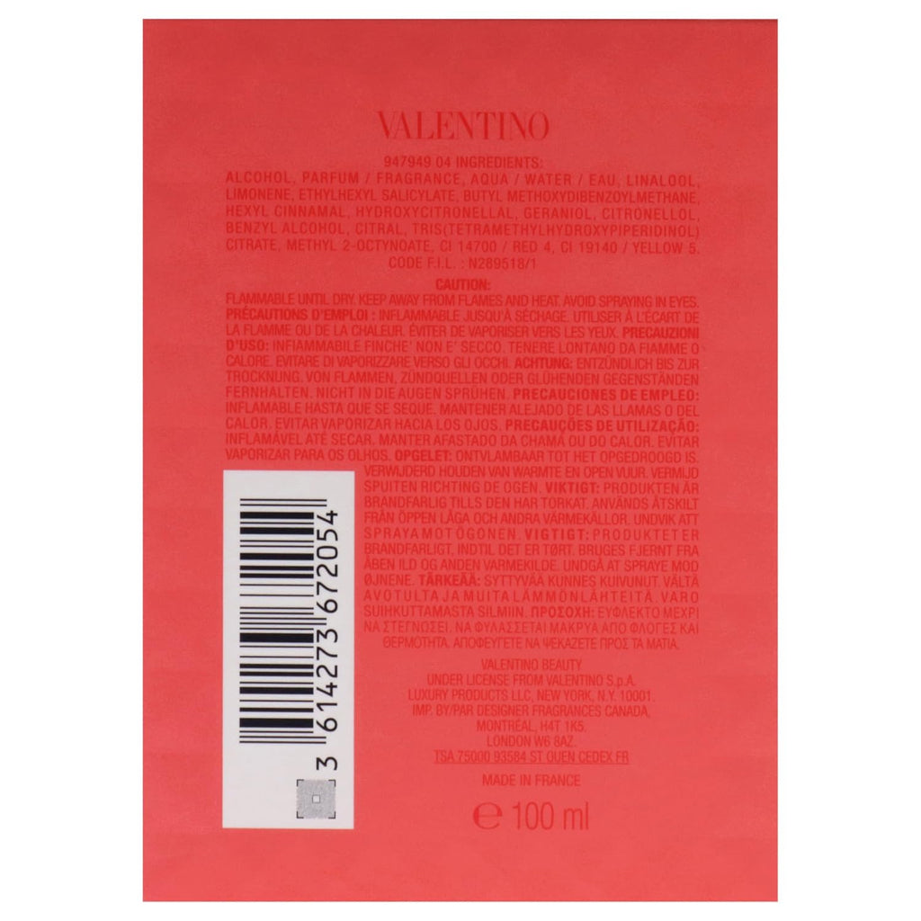 Valentina Donna Born In Roma Coral Fantasy por Valentino para mujer...