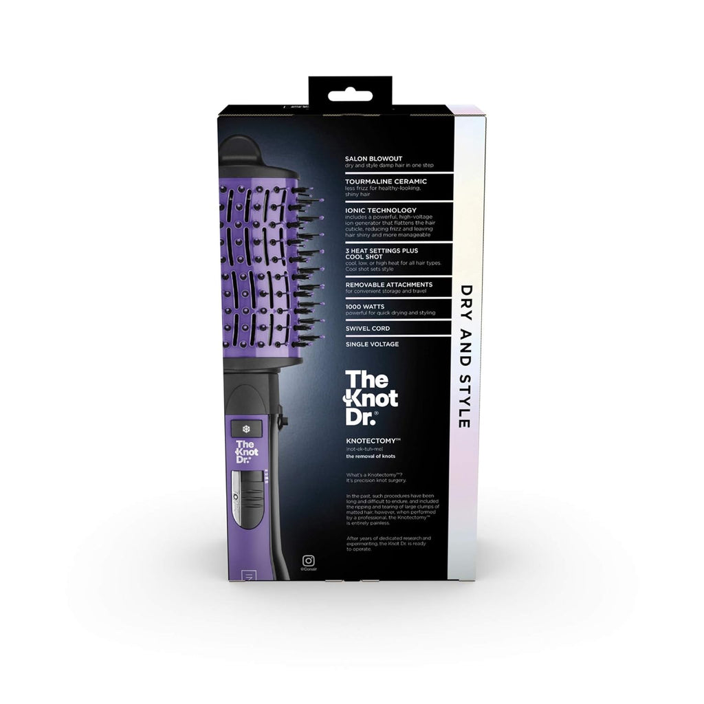 INFINITIPRO by CONAIR The Knot Dr. - Cepillo secador All-In-One, se...