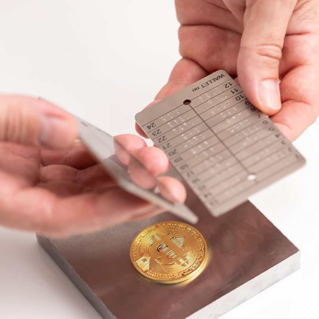 Crypto Wallet almacenamiento en frío, almacenamiento de frases de s...