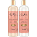 SheaMoisture Coconut &amp; Hibiscus Curl &amp; Shine Champú y Acond...