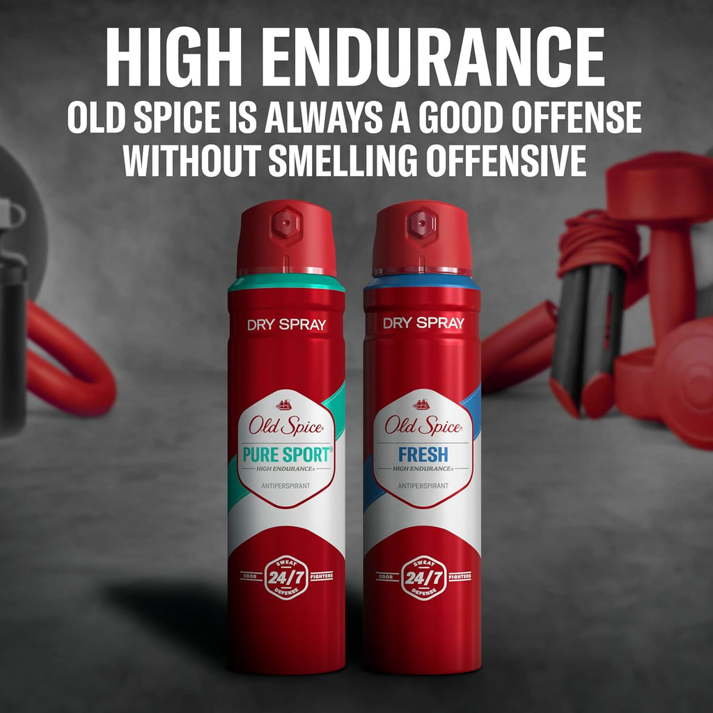 Old Spice Dry Spray Desodorante Antitranspirante para hombres, High...