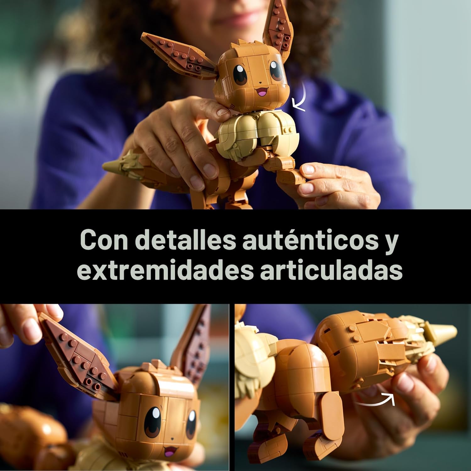 LEGO Pokémon Eevee - Juego de construcción coleccionable para adult...