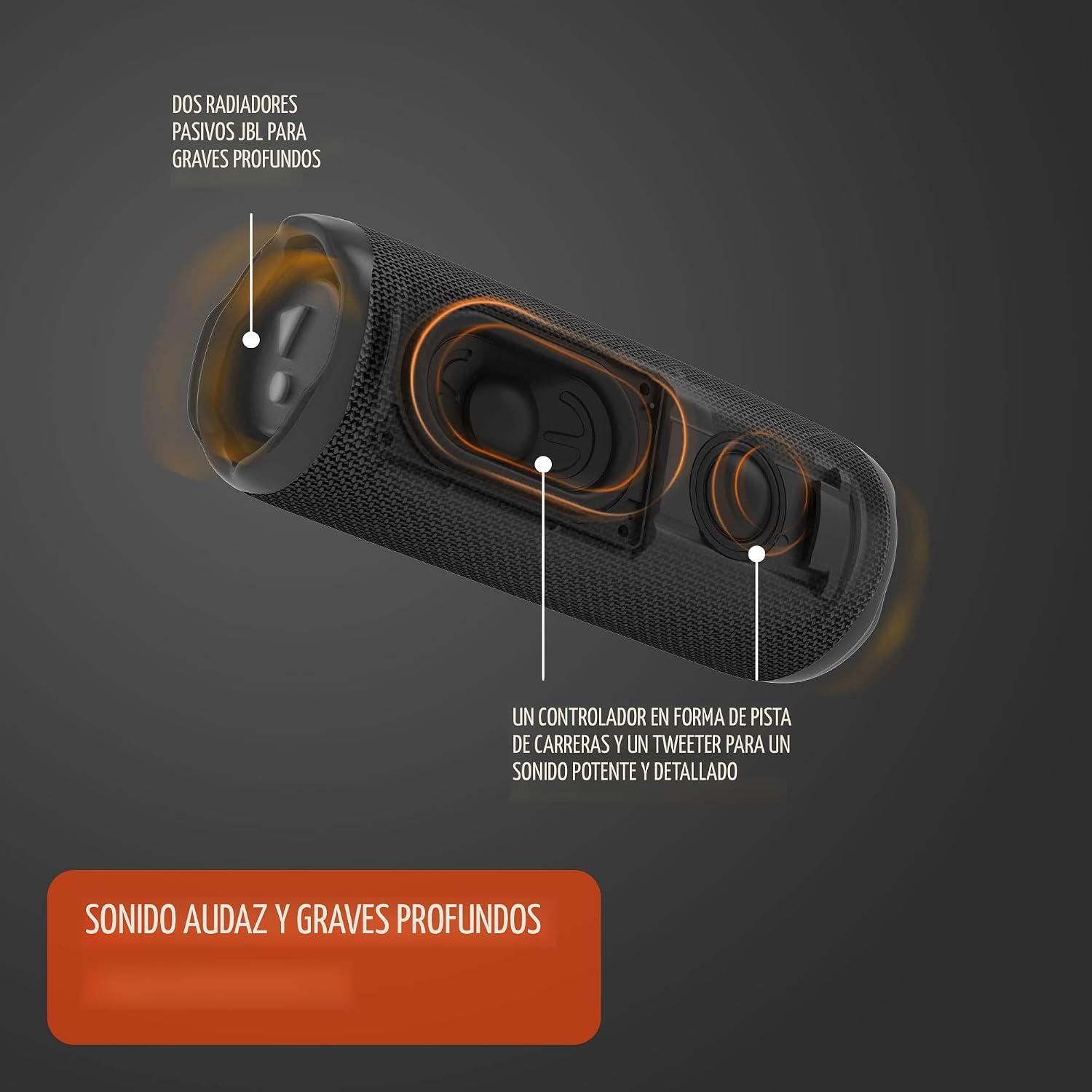 JBL Flip 6- Altavoz Bluetooth portátil, sonido potente, graves prof...